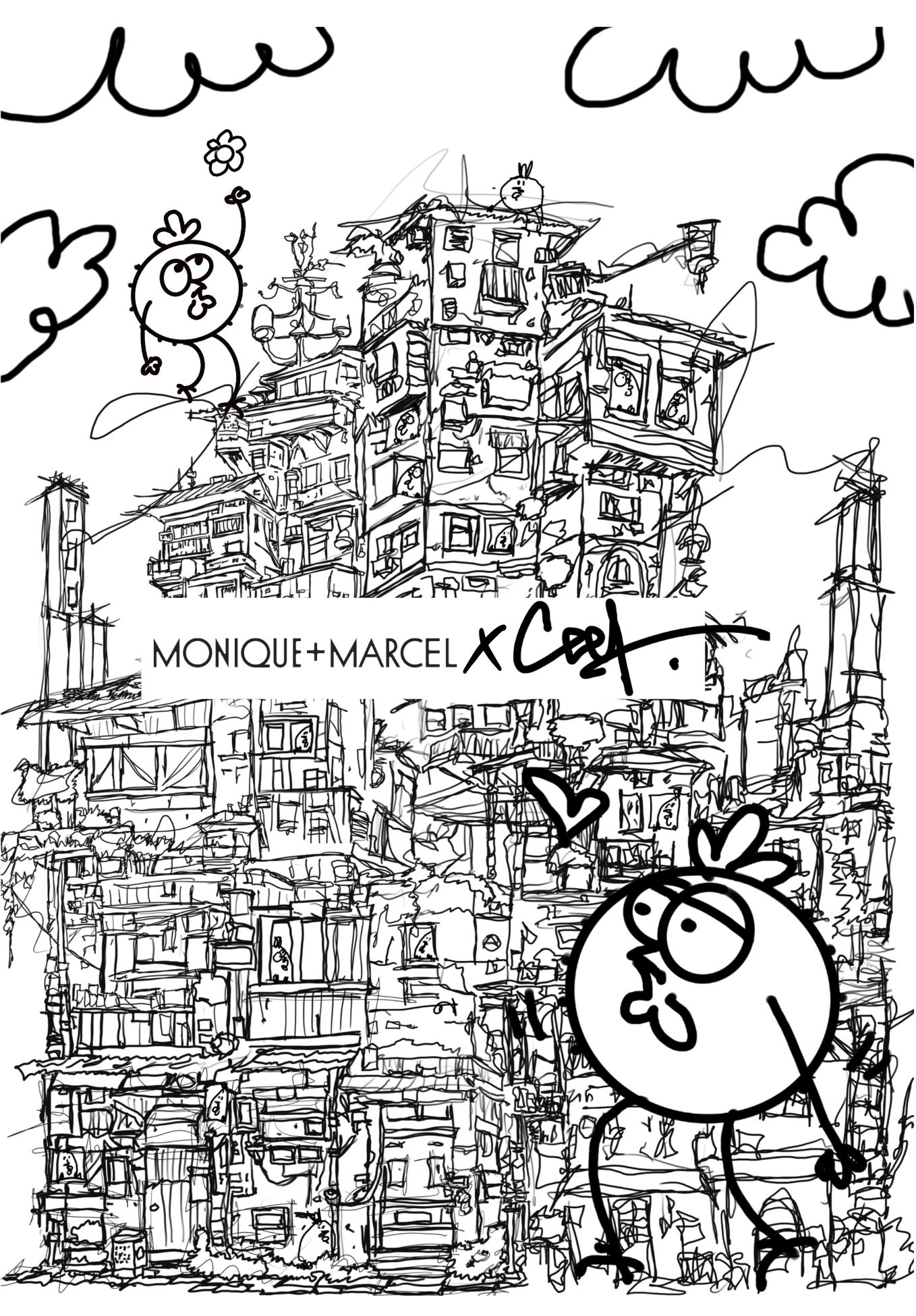 COLLAB MONIQUE+MARCEL X CEET LUNETTES DE CREATEUR ET STREET ART